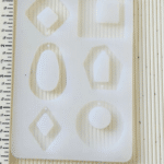 SM104 Oval Pendant/earing Mould 6 Cavity