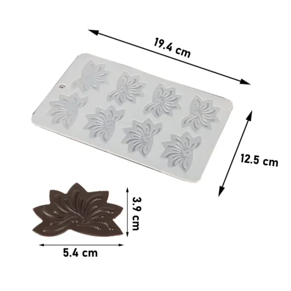 SM324 Fan Flower Fondant Mould - Image 2